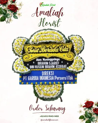 Papan Bunga Duka di Solokanjeruk