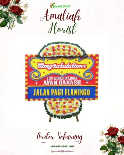 Bunga Papan Congratulation di Solokanjeruk